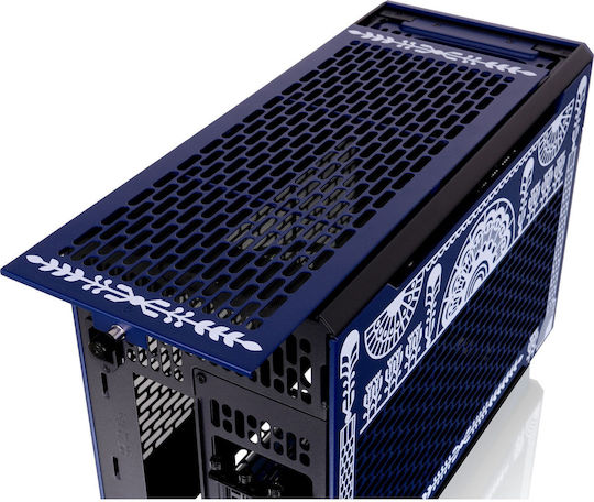 Thermaltake TR100 Koralie Edition Мини Кула Кутия За Компютър Кобалтово Син