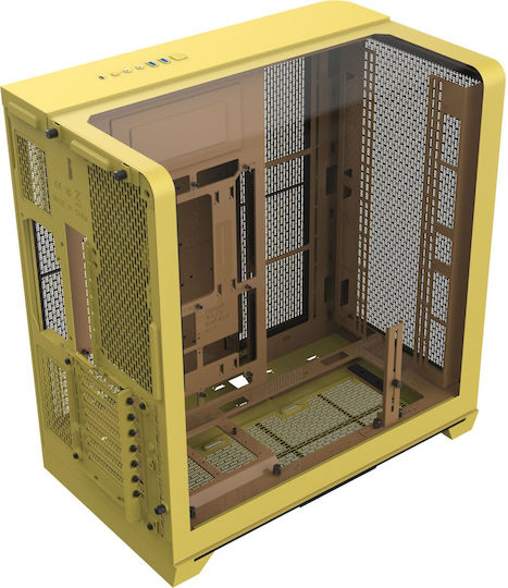 Thermaltake View 390 Air Gaming Midi Tower Computer Case with Side Window Butter Caramel