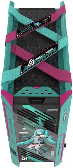 Asus ROG Strix Helios II Gaming Midi Tower Computer Case with Side Window Black