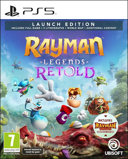 Rayman Legends Retold Launch Edition PS5 Game - Προπαραγγελία