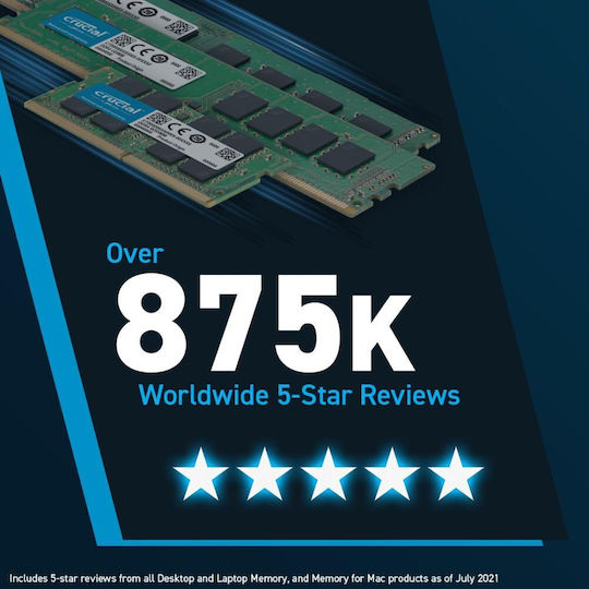 Crucial DDR5 64GB RAM with 2x32GB Modules and Speed 5600 for Laptop