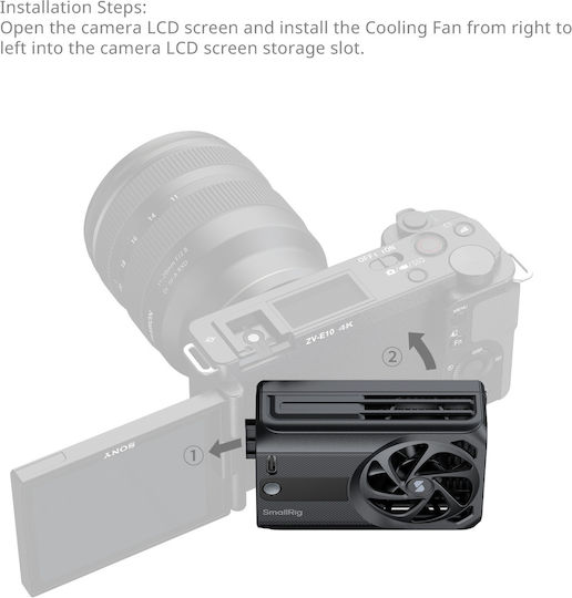 Smallrig 5329 – Mirrorless Camera Basic Cooling Fan