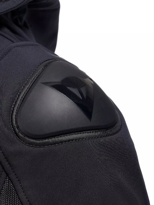 Dainese Super Sprint Air Tex Χειμερινό Γυναικείο Μπουφάν Μηχανής Softshell Αδιάβροχο Black/White