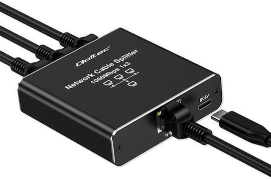 Qoltec L2 Switch με 2 Θύρες Gigabit (1Gbps) Ethernet