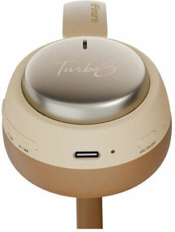 HiFuture Wireless Bluetooth On Ear Headphones with 40 Hours Playing Time Beige