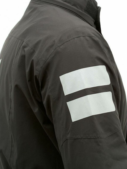 T.ur Winter Herren Motorradjacke Wasserdicht Schwarz