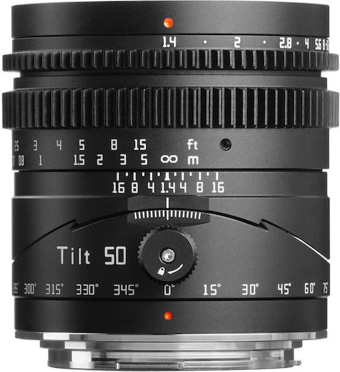 TTArtisan Full Frame Φωτογραφικός Φακός M43 Black T F5014 Σταθερός για Micro Four Thirds (MFT) Mount Μαύρος
