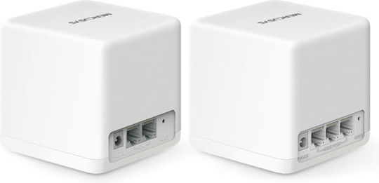 Mercusys Halo H1500X WiFi Мрежа на мрежови точки Точка за достъп Wi‑Fi 6 - Wi‑Fi 6 Двулентов (2.4 и 5GHz) в Троен комплект