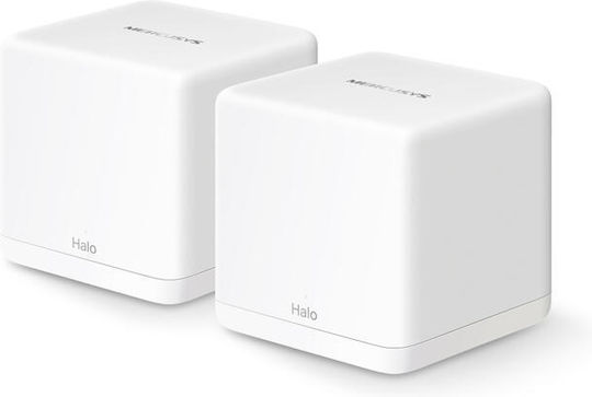 Mercusys Halo H1500X WiFi Мрежа на мрежови точки Точка за достъп Wi‑Fi 6 - Wi‑Fi 6 Двулентов (2.4 и 5GHz) в Троен комплект