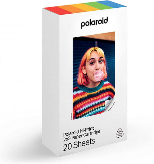 Polaroid Hi-Print Gen 2 Photo Paper Instant 2x3 for Thermal Sublimation/Transfer Printers / Inkjet 20 Sheets