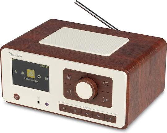 Audizio Dozza Radio de Birou Electric DAB+ cu Bluetooth Lemn