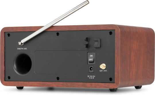 Audizio Dozza Radio de Birou Electric DAB+ cu Bluetooth Lemn
