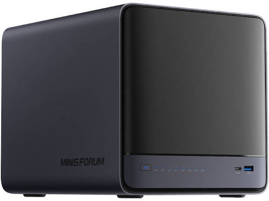 Minisforum NAS N5 Air NAS с 5 слота за HDD/M.2/SSD и 2 Ethernet порта