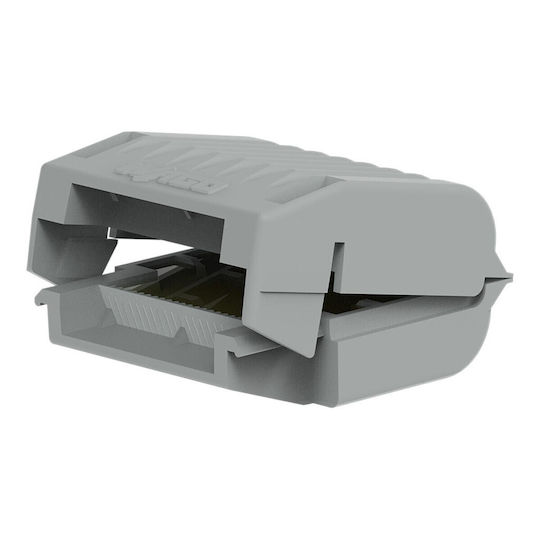 Wago Gelbox 3-Полюсни Кабелни Клеми Серия 221/2273 Макс 4mm2 Ipx8 Сив 207-1331