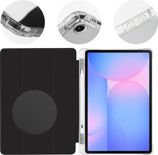 Obal:Me Mistytab Flip Cover Neagră (Galaxy Tab S10 Lite)