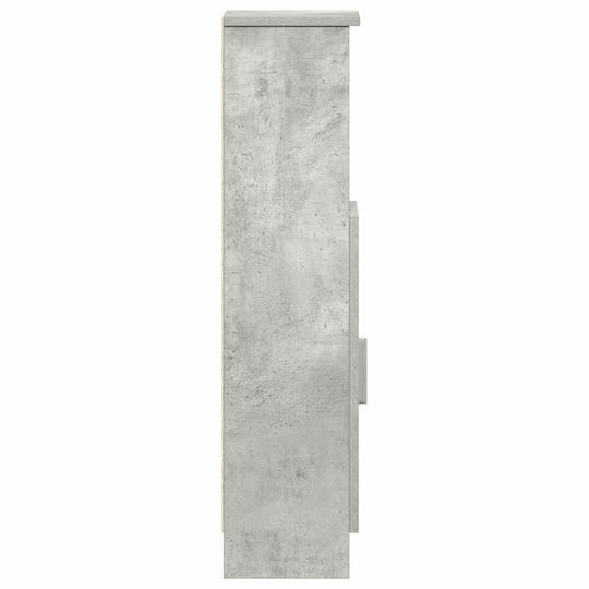 vidaXL Стенна Баня Колона 20.5x22x90см Сива