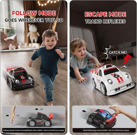 Kalaxio Mini RC Drift Racing Car RC Vehicle Drift FPV WiFi with Memory Card and Remote Control Black with Camera