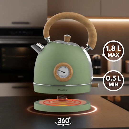 Klausberg Βραστήρας 1.8lt 2200W Πράσινος