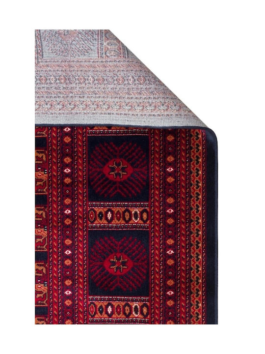 SteweHome Χαλί Αντιολισθητικό Μεταξένιο 80x150cm Μπλε