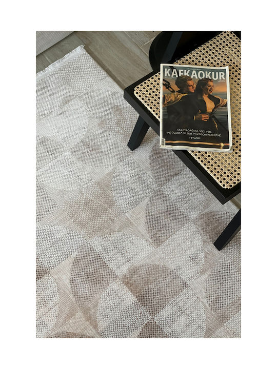 SteweHome Χαλί Διάδρομος Μπεζ 80x250cm