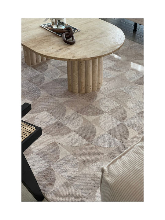 SteweHome Χαλί Ορθογώνιο Μπεζ 120x150cm