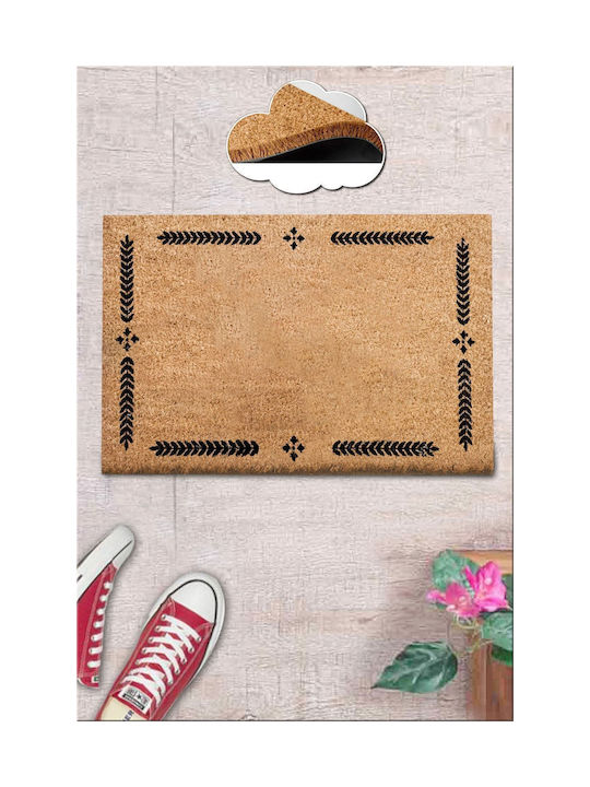 SteweHome SteweHome Entrance Mat Made of Coconut Tree with Non-Slip Base Brown 40x60cm