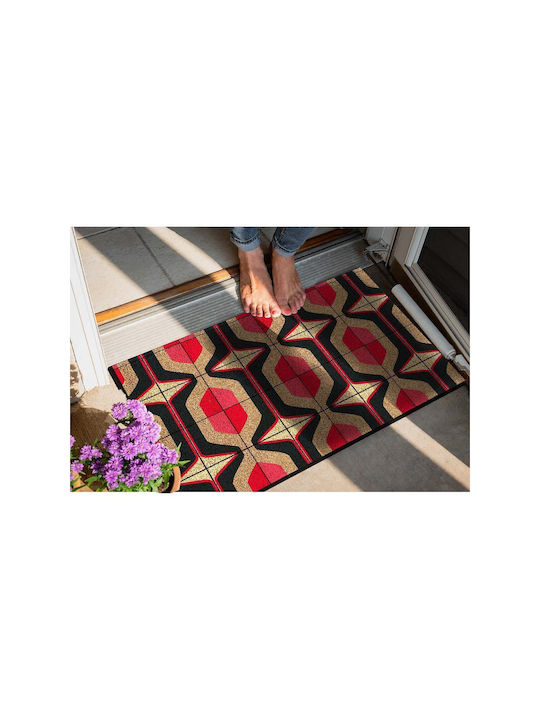 SteweHome Entryway Doormat Non-Slip Orange 70x45cm