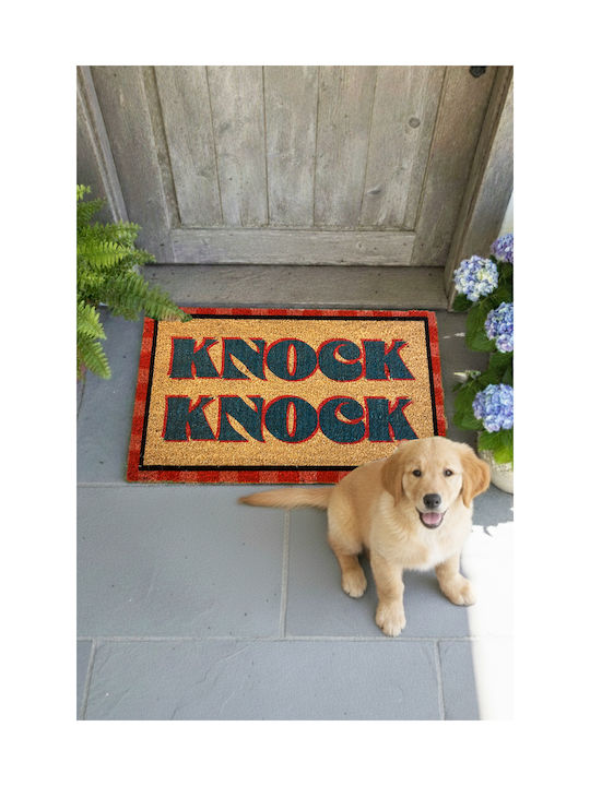 SteweHome SteweHome Entrance Mat Coconut Tree Non-Slip Brown 60x40cm