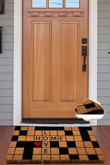 SteweHome Πατάκι Εισόδου Κίτρινο 60x40εκ. STE-032427-P32427 Κίτρινα