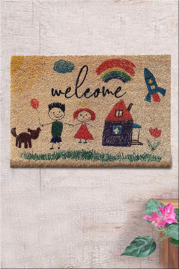 SteweHome Πατάκι Εισόδου Πολύχρωμο 60x40εκ. STE-032485-P32485 Πολύχρωμα SteweHome Πατάκι Εισόδου Πολύχρωμο 60x40εκ. STE-032485-P32485 Πολύχρωμα