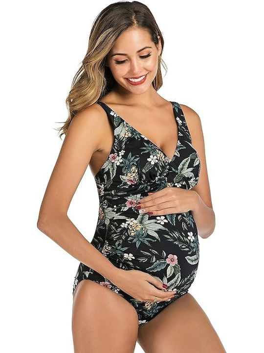 Costum de Baie pentru Gravide Eastelegant Întreg cu Decolteu L