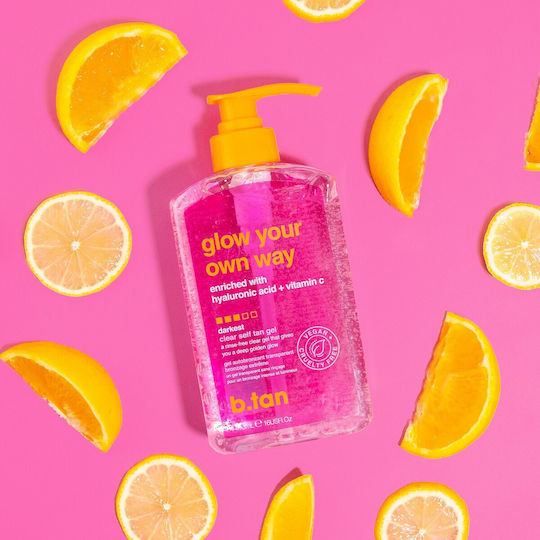 B.Tan Glow Your Own Way The OG Glow Self Tanning Gel Σώματος Dark 473ml