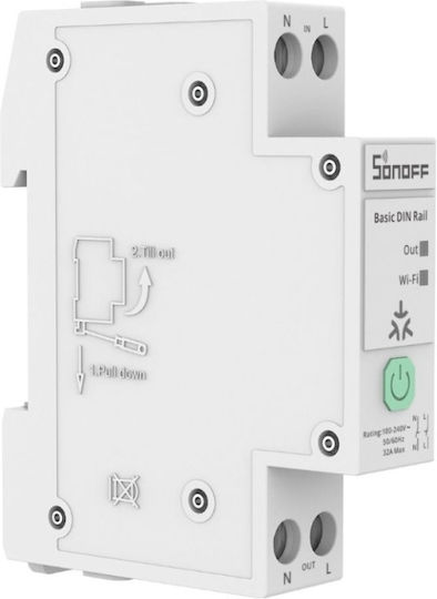 Sonoff Ρελέ Ράγας 32A
