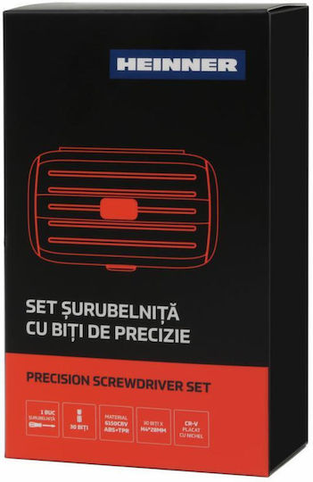 Heinner Precision Screwdriver Set 30 Pieces