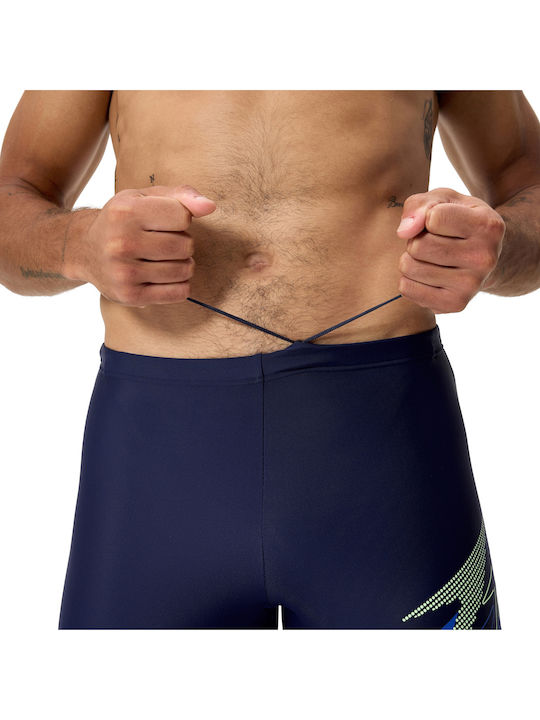 Speedo Medley Logo Ανδρικό Αγωνιστικό Jammer Μαγιό Κολύμβησης Μπλε