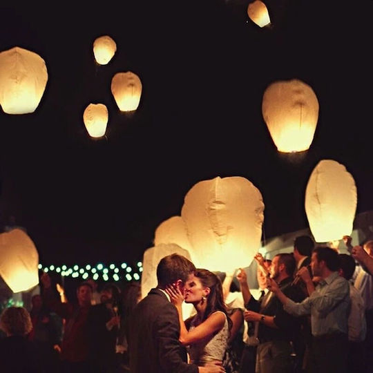 Colored Flying Lanterns Set 10 Classic Pieces