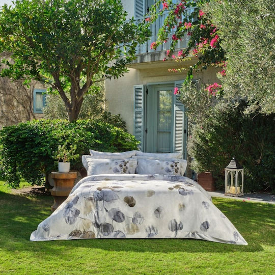 Tac Set Huse Pentru Pilote Duble 200x220cm Model Frunze