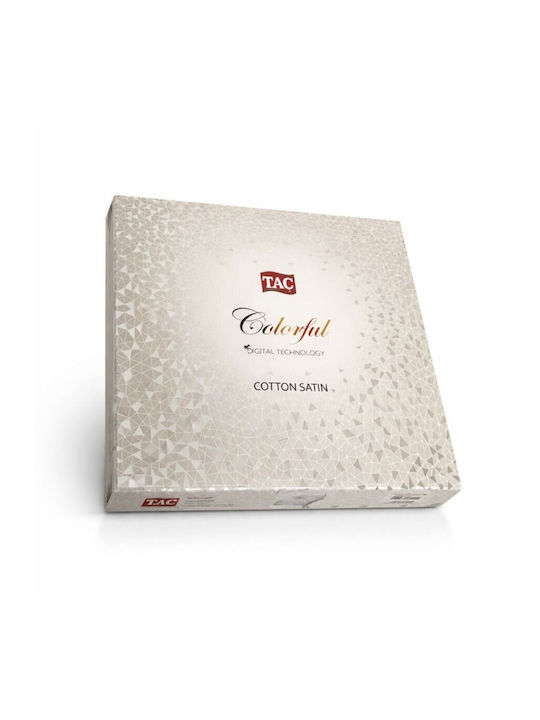 Tac Set Huse Pentru Pilote 200x220cm Dublu Cu 4 Fețe De Pernă & 1 Cearceaf Roz