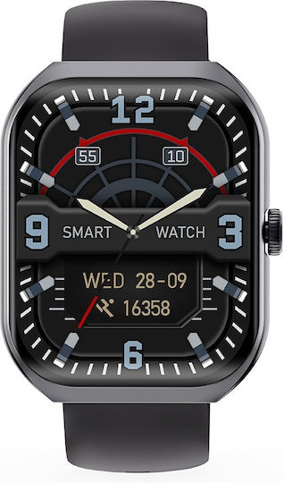 Awei H46 Smartwatch mit Herzfrequenzmesser Schwarz