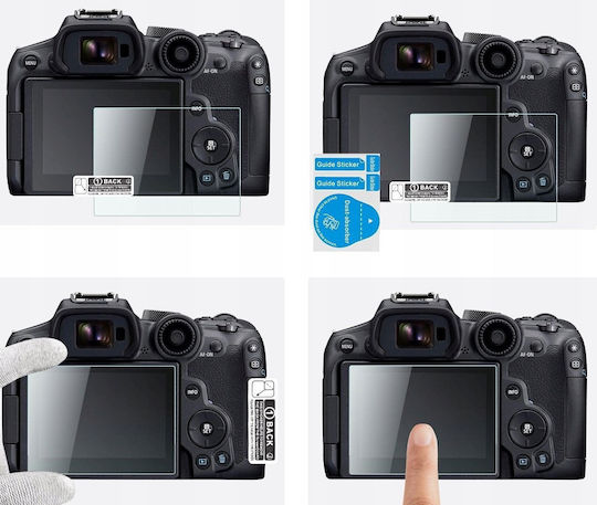 3x 9h Tempered Glass Screen Protector 3x Cold Shoe Cover Set Canon Eos R6 Ii R6 R7 K&f Concept Sku.2202