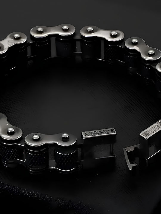 Herren Armband aus Leder 23cm