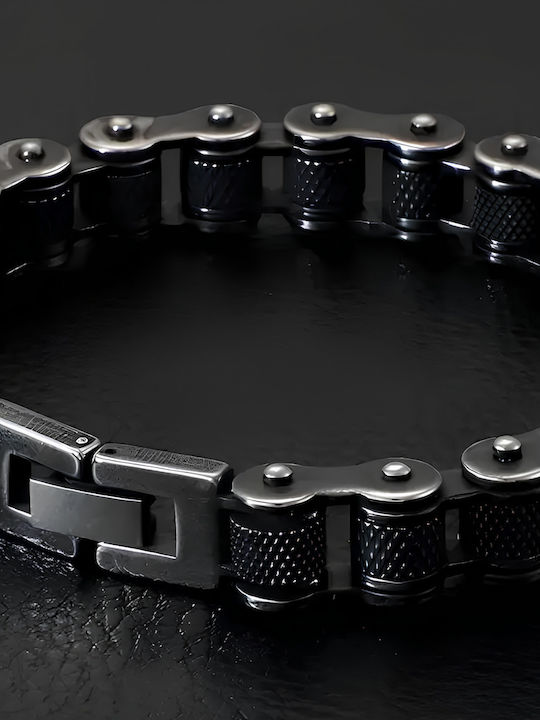 Herren Armband aus Leder 23cm