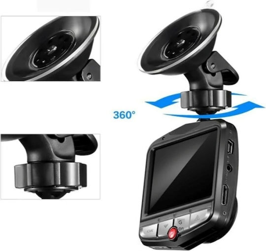 Set Cameră DVR Auto 1080P cu Ecran 2.4" și Cameră de Marșarier