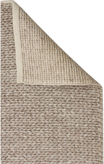 SteweHome Χειροποίητο Χαλί Διάδρομος Καφέ 80x150cm