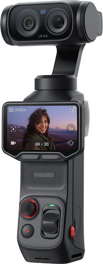 Insta360 Luna Ultra 47GB Action Camera 8K Standard Bundle with 2" Touch Screen and Wi-Fi Cosmic Black