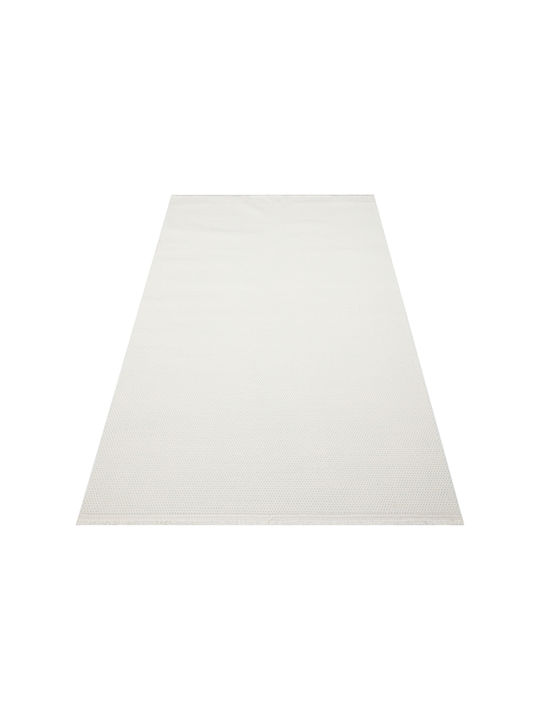 SteweHome Αντιολισθητικό Χαλί Διάδρομος Λευκό 80x150cm