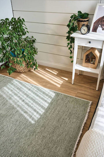 SteweHome Non-Slip Rectangular Acrylic Rug 100x350cm