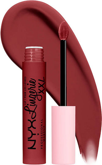 NYX Professional Makeup Lip Lingerie XXL Matte Liquid Liquid Lipstick Matte 24 Strip and Tease 4ml