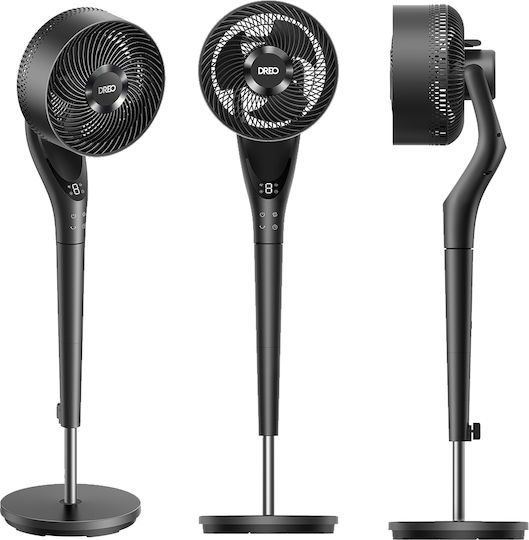 Dreo TurboPoly Pedestal Fan 36W Black