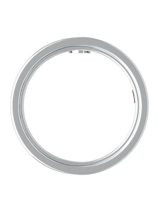 MaxCom MRing MR100 22mm Αδιάβροχο με Παλμογράφο Ασημί